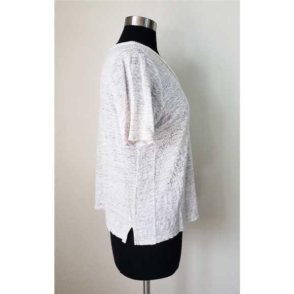 Cynthia Rowley Light Beige Linen Blouse - Picture 2 of 4